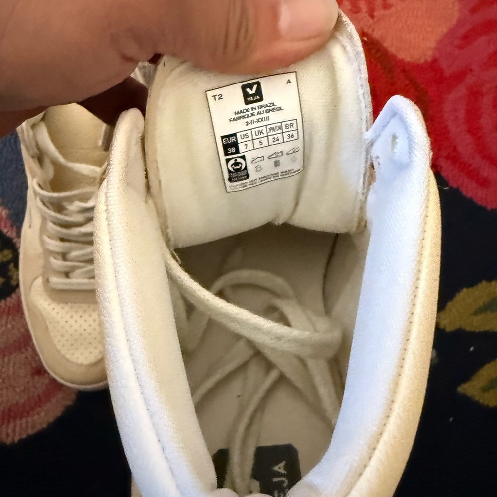Veja V-15 Leather Cashew Pierre Multico - Picture 8 of 8